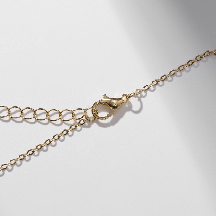 Кулон &laquo;Прелесть&raquo; панда милый, цвет бело-чёрный в золоте, 40 см