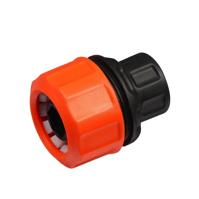 Коннектор, 3/4" (19 мм), пластик, внутренняя резьба 1/2", быстросъёмное соединение, &laquo;Жук&raquo;