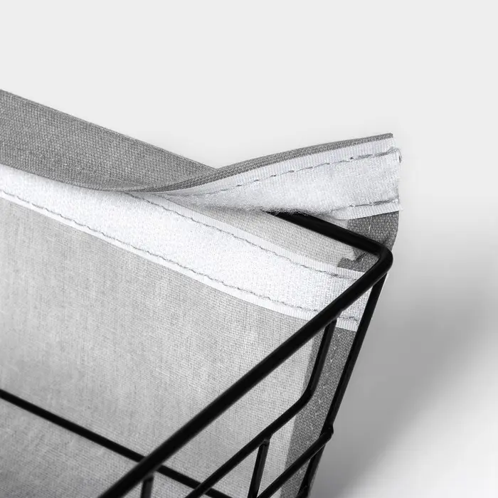 Корзина для хранения LaDom, 25&times;15&times;12 см, серая