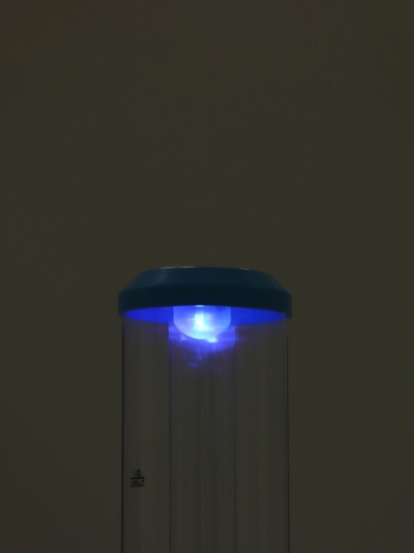 Башня пивная TowerRocket, 3 л, ёмкость для льда, подсветка, пластик, голубая