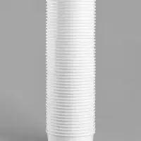 Тарелка (Контейнер без крышки) одноразовая глубокая "Белая" картон, 750 мл