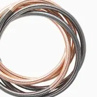 Браслет металл &laquo;Обруч&raquo; трансформируется в кулон, разноцветный