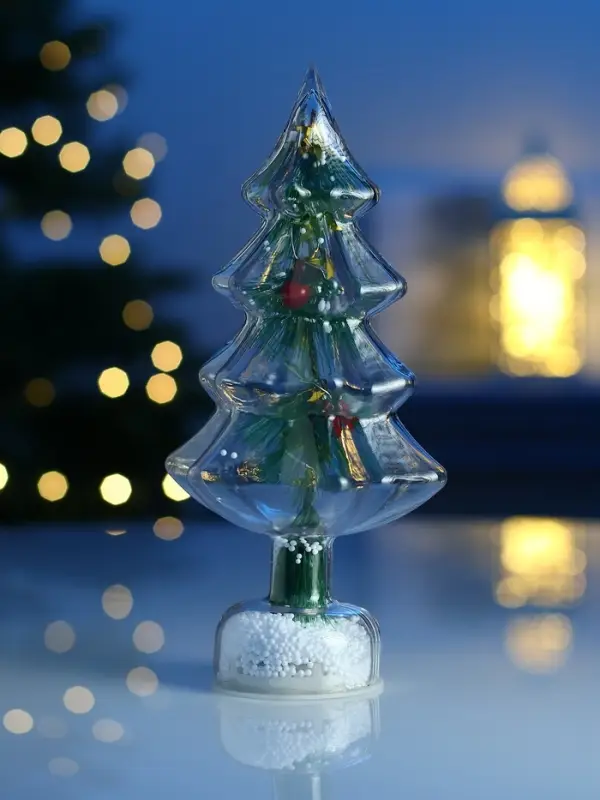 Фигура светодиодная "Елочка", 1 LED, 25 см, от бат. AAAх3, RGB