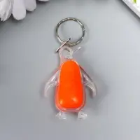 Фонарик брелок для ключей на кольце &laquo;Пингвин&raquo;, МИКС