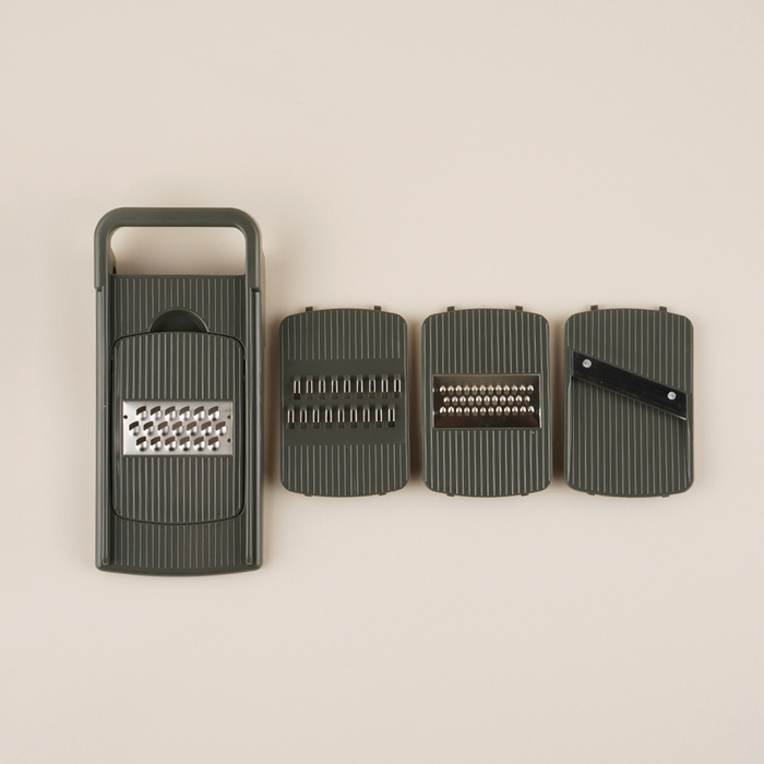 Овощерезка универсальная SL Home &laquo;Оливковая роща&raquo;, 9 в 1, стекло, цвет оливковый