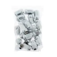 Гайка колесная под ключ 19 мм, 12&times;1.5 мм, конус, закрытая, хром, фасовка 20 шт