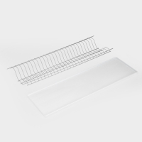 Сушилка для посуды с поддоном для шкафа 80 см, 76.5&times;25.6 см, хром