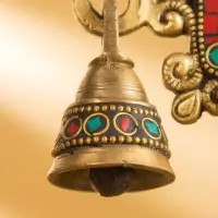 Сувенир подвеска "Ганеша" латунь 18,5х11 см