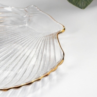 Блюдо сервировочное Magistro &laquo;Ракушка&raquo;, 14&times;13,5&times;1,5 см, фигурное