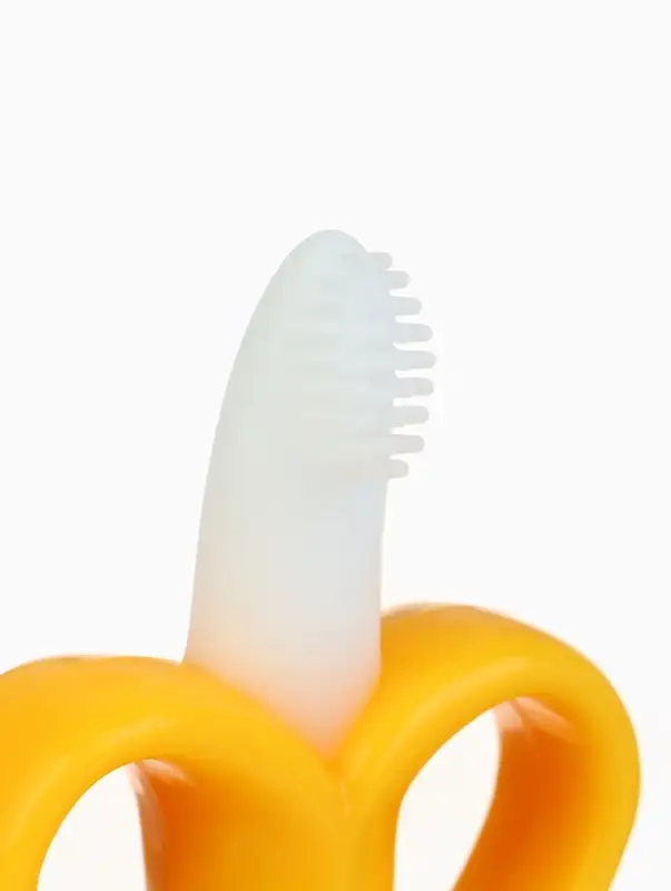 Набор силиконовых прорезывателей для зубов &laquo;Банан, погремушка&raquo;, 2 шт., Крошка Я