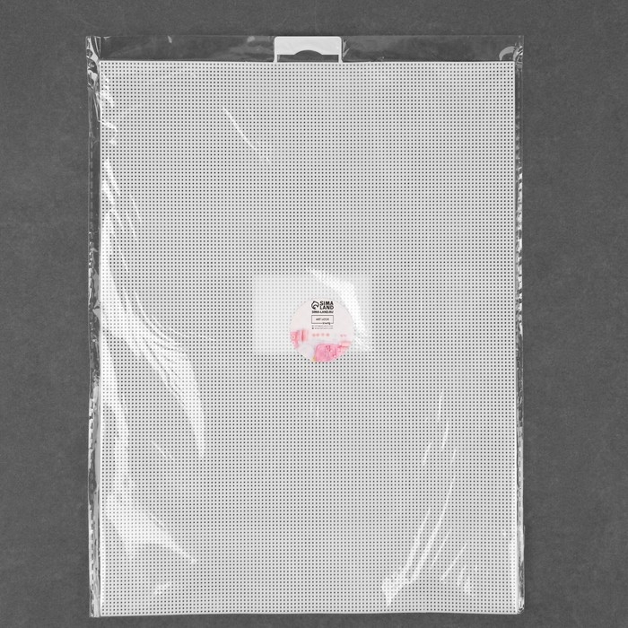 Канва для вышивания №14, пластиковая, 21 &times; 28 см, цвет белый