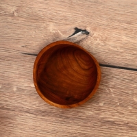 Тарелка 12х12х6 см, тиковое дерево