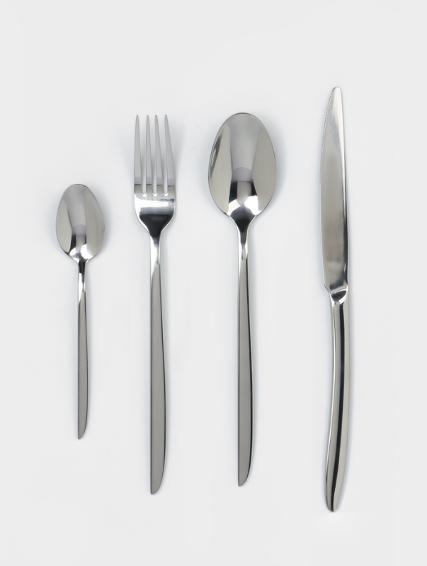 Набор столовых приборов Magistro Flow 24 предмета, цвет серебряный