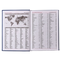 Ежедневник недатированный А5, 160 листов "Вивелла", обложка искусственная кожа, синий