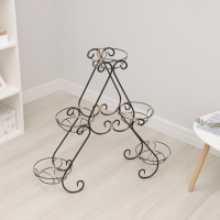 Подставка для цветов &laquo;Букет&raquo;, d=17 см, цвет чёрный