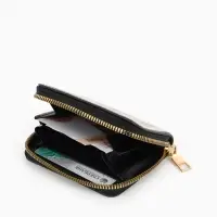 Кошелек дет 07-01-01 Июнь2538 собака, 8,5*2,5*10,5 см, 2 отд+отд/молн, д/карт, черный