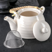 Чайник заварочный &laquo;Белые облака&raquo;, 600 мл, с металлическим ситом