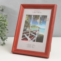Фоторамка дерево "Image Art" С18 13х18 см,(пластиковый экран), красное дерево