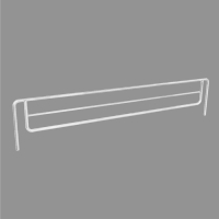 Ограждение small боковое для полки 400, H-50 мм, ЦИНК