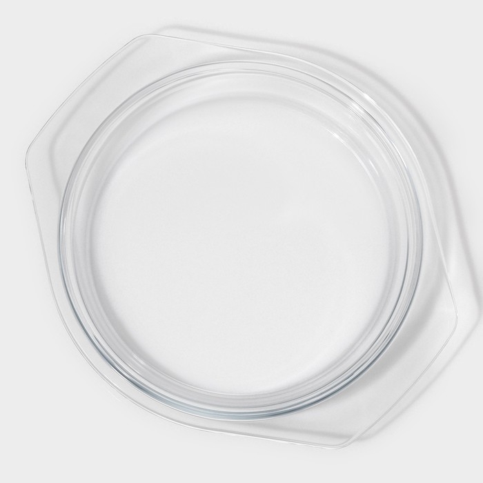 Кастрюля из жаропрочного стекла для запекания Доляна &laquo;Фуэго&raquo;, 3 л, 30,8&times;26,7&times;12 см, с крышкой