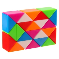 Настольная игра &laquo;Головоломка змейка&raquo;, Синий трактор