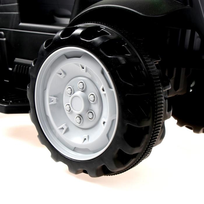 Электромобиль &laquo;Трактор&raquo;, с прицепом, цвет зелёный