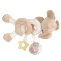 Растяжка - спираль с игрушками дуга на коляску / кроватку для малышей 0+ &laquo;Слоник Няша&raquo;, Крошка Я