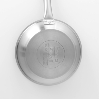 Сковорода из нержавеющей стали Hanna Kn&ouml;vell, d=22 см, h=5,5 см, толщина стенки 0,6 мм, длина ручки 21,5 см, индукция