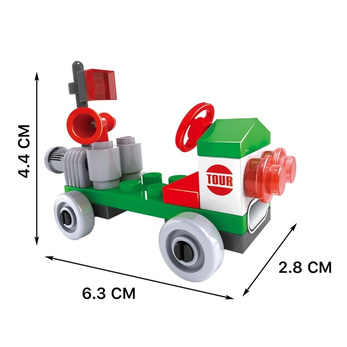Конструктор &laquo;Машинка&raquo;, 34 детали