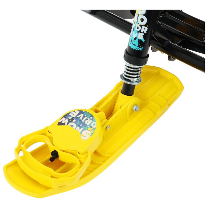 Снегокат &laquo;Ника-джамп Зимний спорт&raquo;, СНД 1, цвет чёрный/жёлтый