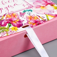 Коробка подарочная складная, упаковка, &laquo;От всего сердца&raquo;, 20 х 18 х 5 см