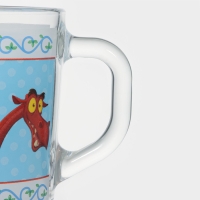 Кружка стеклянная &laquo;Три Богатыря&raquo;, 230 мл