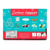 Набор для творчества &laquo;Ёлочные игрушки. Шары с наполнением&raquo;, 5 шт.