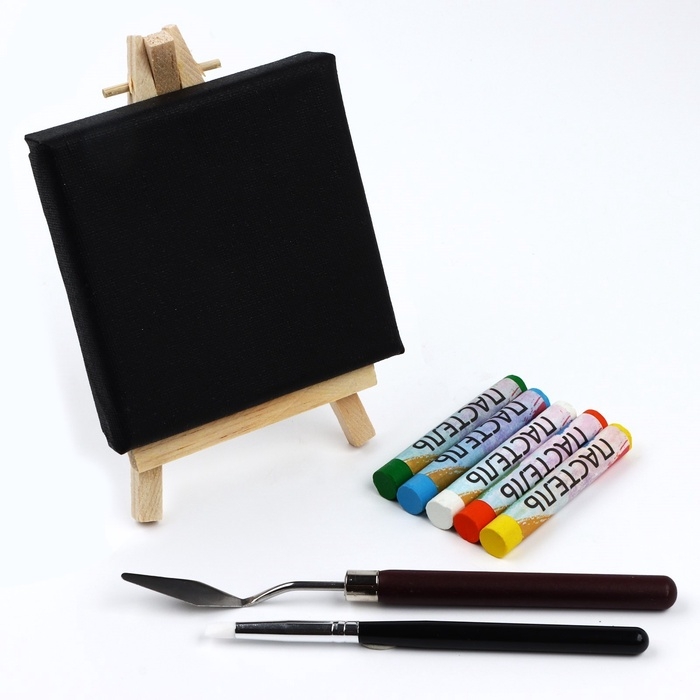 Рисование пастелью c холстом на подрамнике &laquo;Ромашки&raquo;, набор для творчества