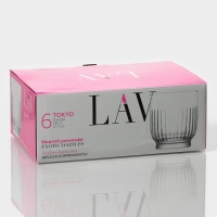 Набор стеклянных стаканов Lav &laquo;Токио&raquo;, 330 мл, 7,9&times;9 см, 6 шт