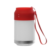 Ночник "Фоси" LED 5 режимов от батареек 3хААА бело-красный 6,5х6,5х11,5 см