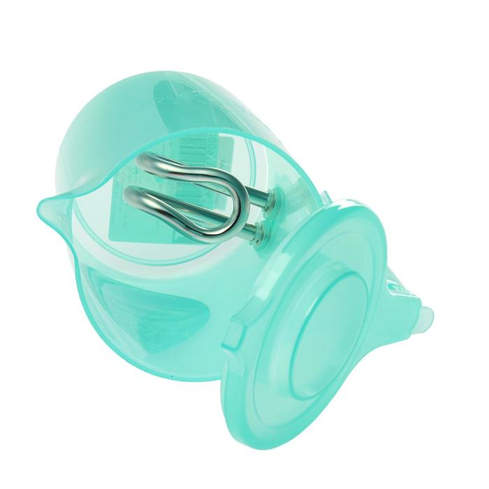 Чайник электрический "Капелька", пластик, 0.5 л, 600 Вт, бирюзовый