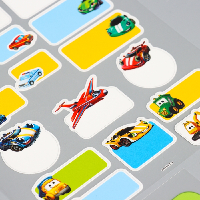 Термобирки для одежды. Набор именных термонаклеек для маркировки детских вещей &laquo;Самому быстрому&raquo;, 54 шт