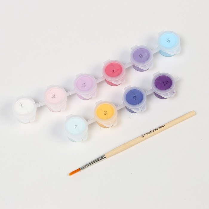 Картина по номерам для детей &laquo;Котёнок на радуге&raquo;, 20 х 30 см