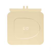 Сиденье для уличного туалета, 38 &times; 50 см, с крышкой, Эконом, пенополистирол