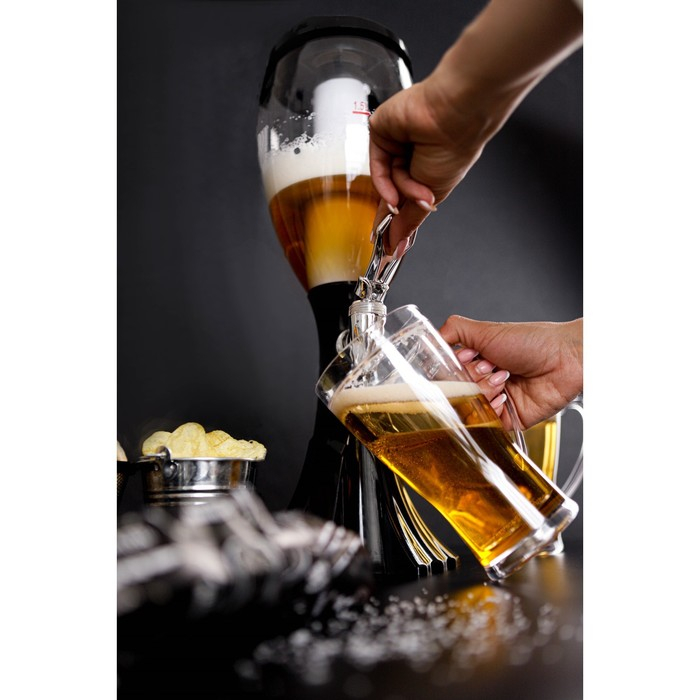 Башня пивная &laquo;Вавилон&raquo;, 2 л, цвет чёрный