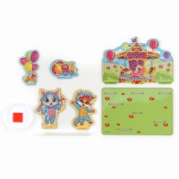 Алмазная мозаика для детей с частичным заполнением на фигурках &laquo;Милые Зверята&raquo;