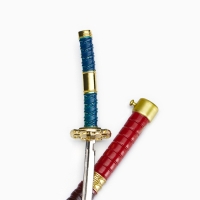 Сувенирное оружие мини "Катана Зоро", 24 см, красная