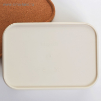 Корзина для хранения с крышкой Korely maxi, 2,4 л, 23,5&times;16,5&times;13,5 см, цвет слоновая кость