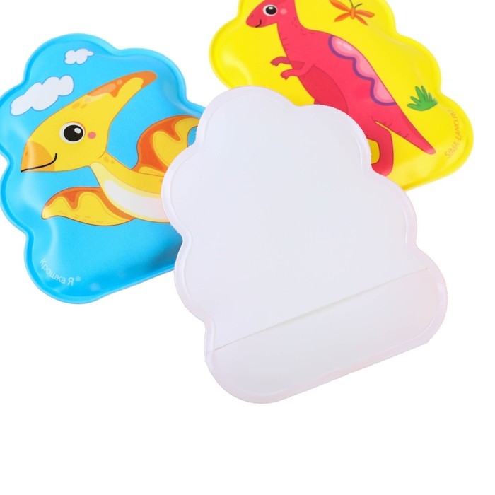 Игрушки для ванны &laquo;Удивительный мир динозавров&raquo; книжка и пальчиковый театр, Крошка Я