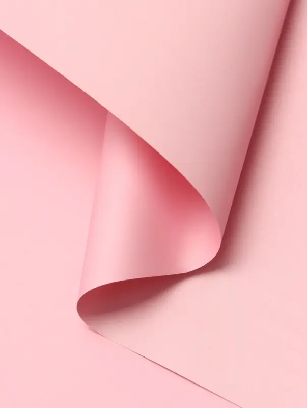 Пленка для цветов тонированная, матовая, пудровый, 58&times;58 см, 70 мкм