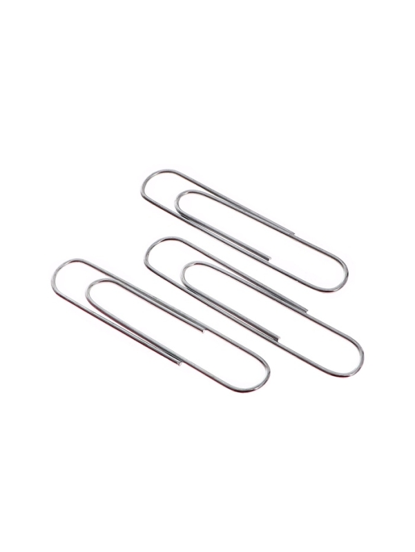 Скрепки 78мм оцинкованные в пластиковой тубе 100 штук