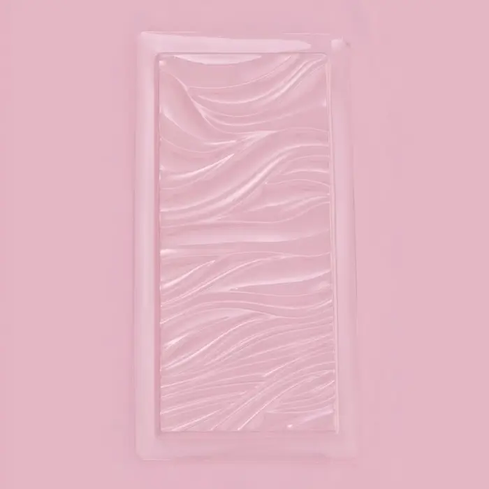 Форма для шоколада &laquo;Волны&raquo;, пластик, 20,5&times;10,5&times;1 см, прозрачная