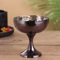 Креманка "Карамель" нерж. сталь 9х9х9,5 см