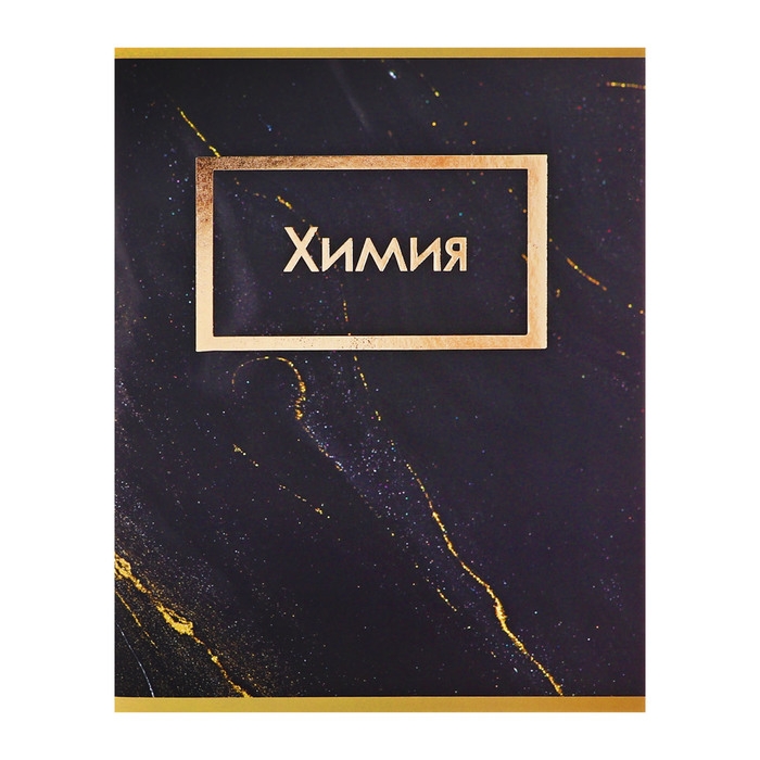 Комплект предметных тетрадей Calligata TOP "Мрамор темный", 48 листов, 10 предметов, со справочным материалом, обложка мелованный картон, покрытие Softт-touch с тиснением золотой фольгой, блок офсет